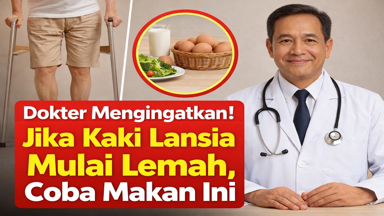 Dokter Mengingatkan! Jika Kaki Lansia Mulai Lemah, Coba Makan Ini