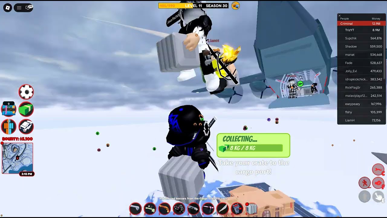 Grinding to $9 Million in Roblox Jailbreak #roblox