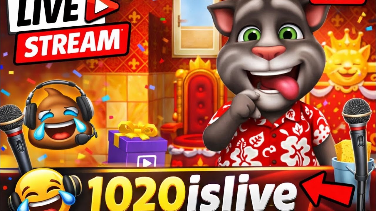 🔴 LIVE 🔴 TOM TALKING TOM 🔴 LIVE 🔴 #talkingtom #live #shorts #trend #viralshorts #shortsfeed #tomlive