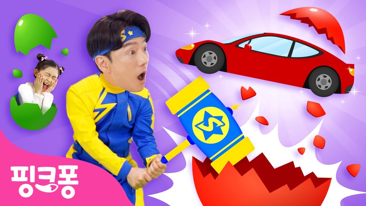 [NEW✨] 부릉부릉! 자동차 교통 안전편 | 안전 히어로 튼튼쌤 💪 | 자동차 안에서 위험한 행동은 안 돼요! | 교통 안전교육 | 핑크퐁!인기동요