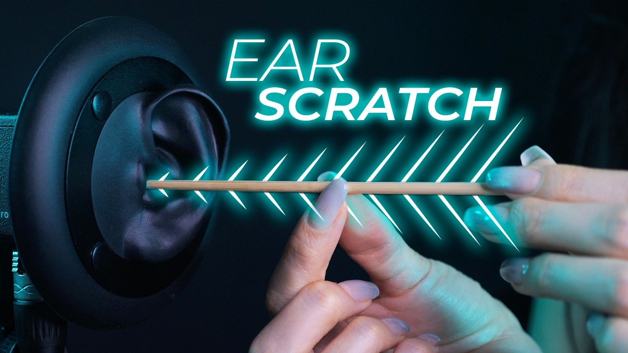 ASMR Scratching Your Ears for DEEP Sleep with 3D Brain Penetration (No Talking)