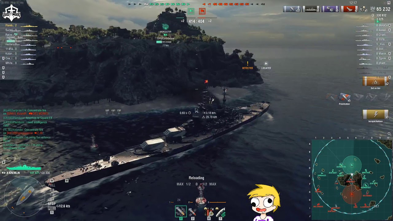 World of Warships - New Kremlin on Two Brothers