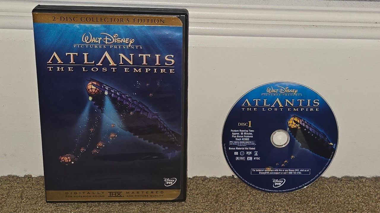 Atlantis The Lost Empire USA DVD Walkthrough (2002)