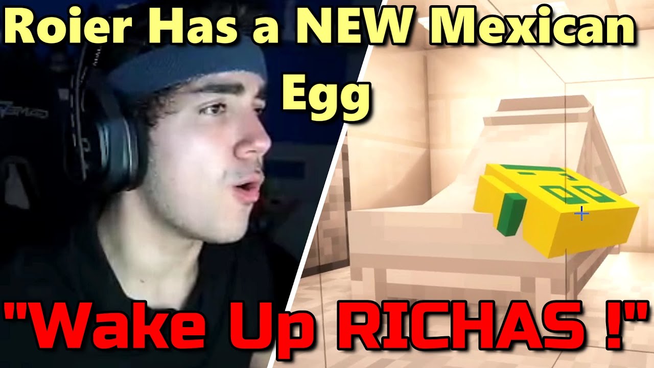 Roier meets his New MEXICAN Egg For the First Time on QSMP Minecraft
