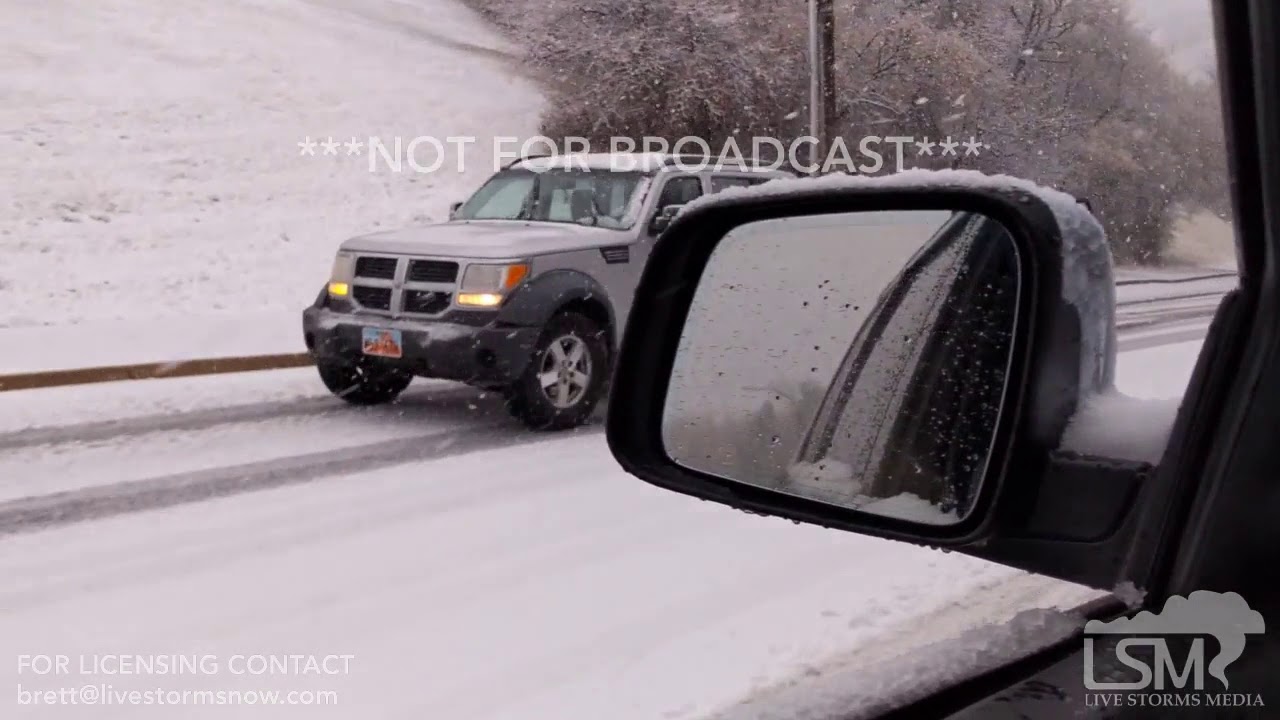 11-22-18 Bountiful, Utah- Heavy Snow & Slick Roads