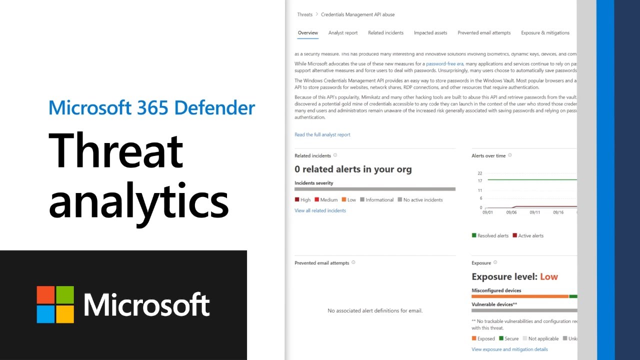 Threat analytics | Microsoft 365 Defender