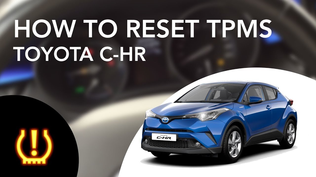 How to turn off/reset tire pressure (TPMS) light in Toyota C-HR/Corolla/Avensis/other