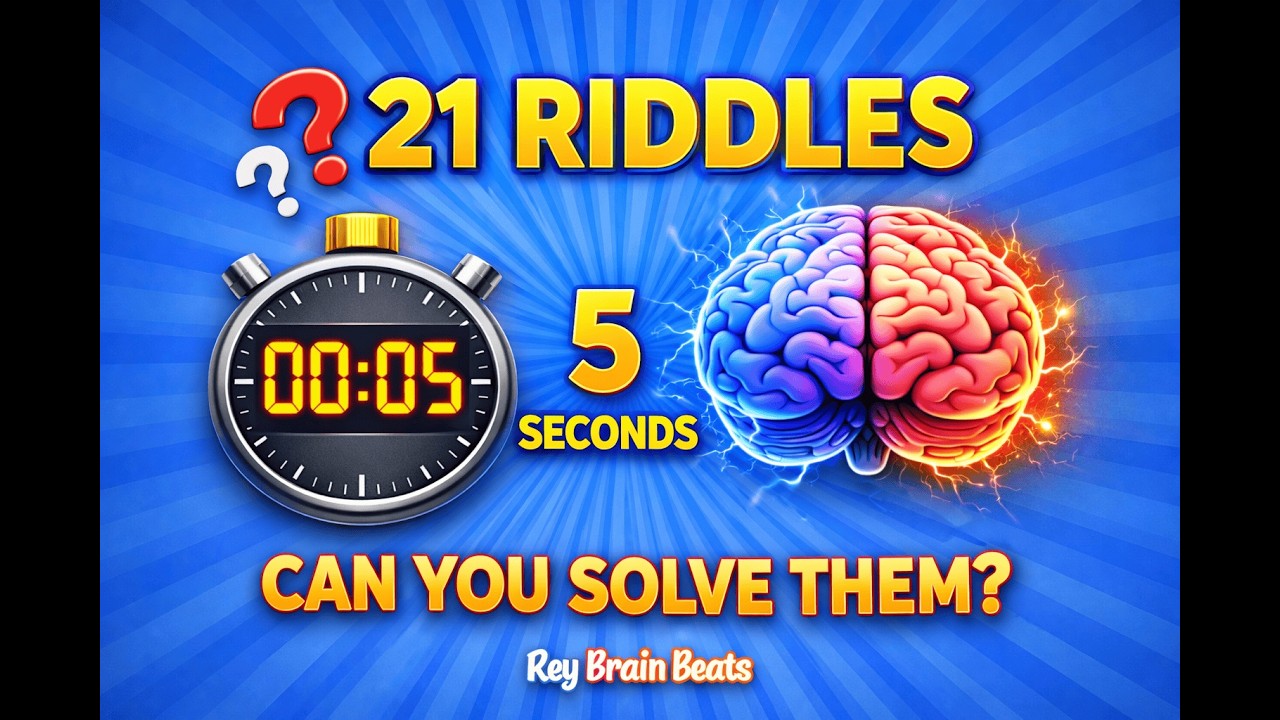 Can You Solve These 21 Riddles? Only Smart Minds Beat the Hard Level!