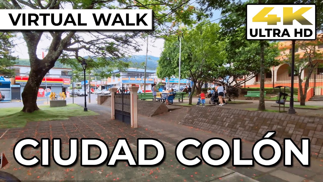 [4K] [60fps] Walking Tour Costa Rica | Ciudad Colón Is A Town Near San José | Virtual Treadmill