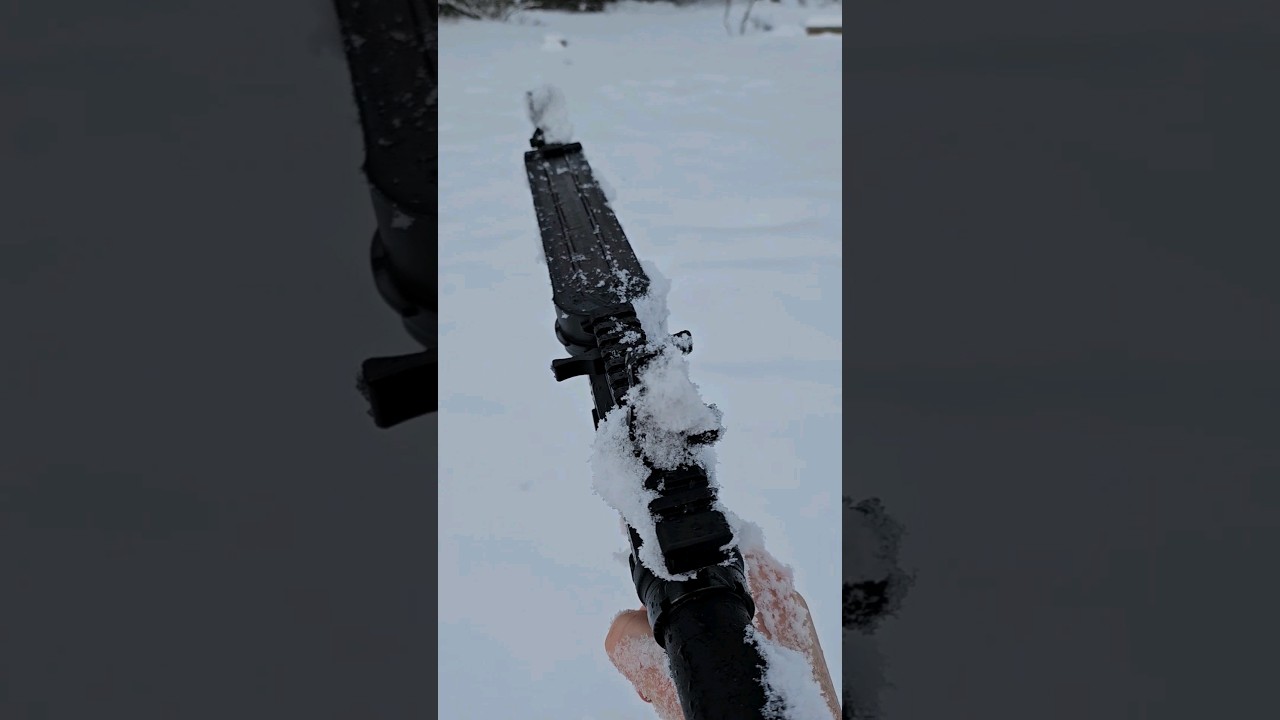 AR57 buried in Snow!