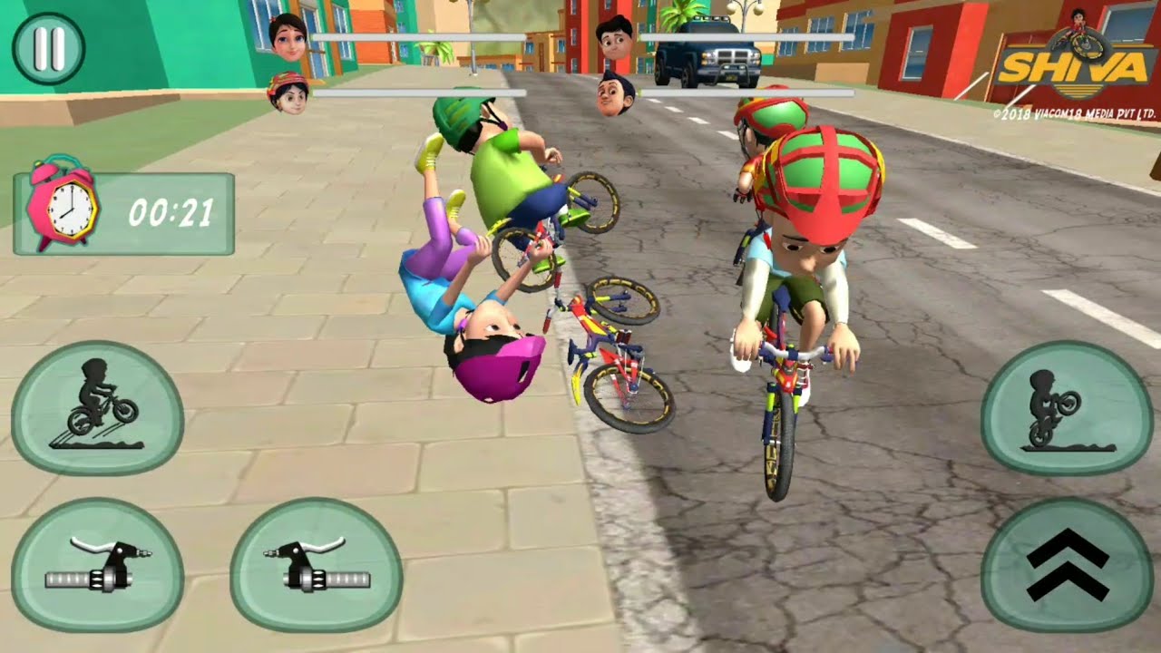 Shiva bicycle racing - Reva failed finish, Shiva new episode