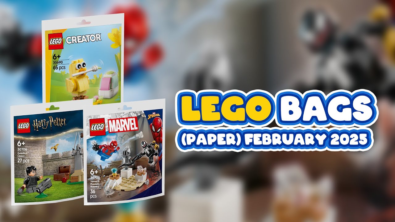 REVIEW: February 2025 paper bags (LEGO 30690, LEGO 30706 & LEGO 30707)
