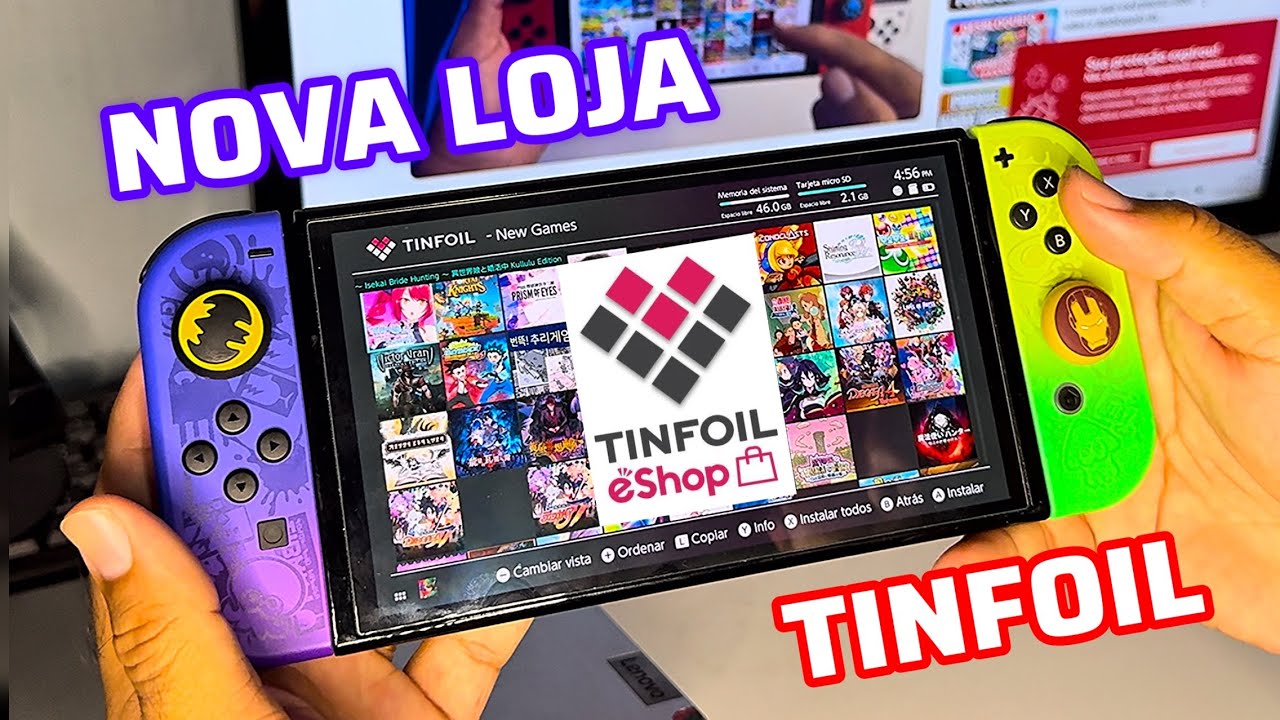 NOVA LOJA TINFOIL - NINTENDO SWITCH 2025 + DICAS
