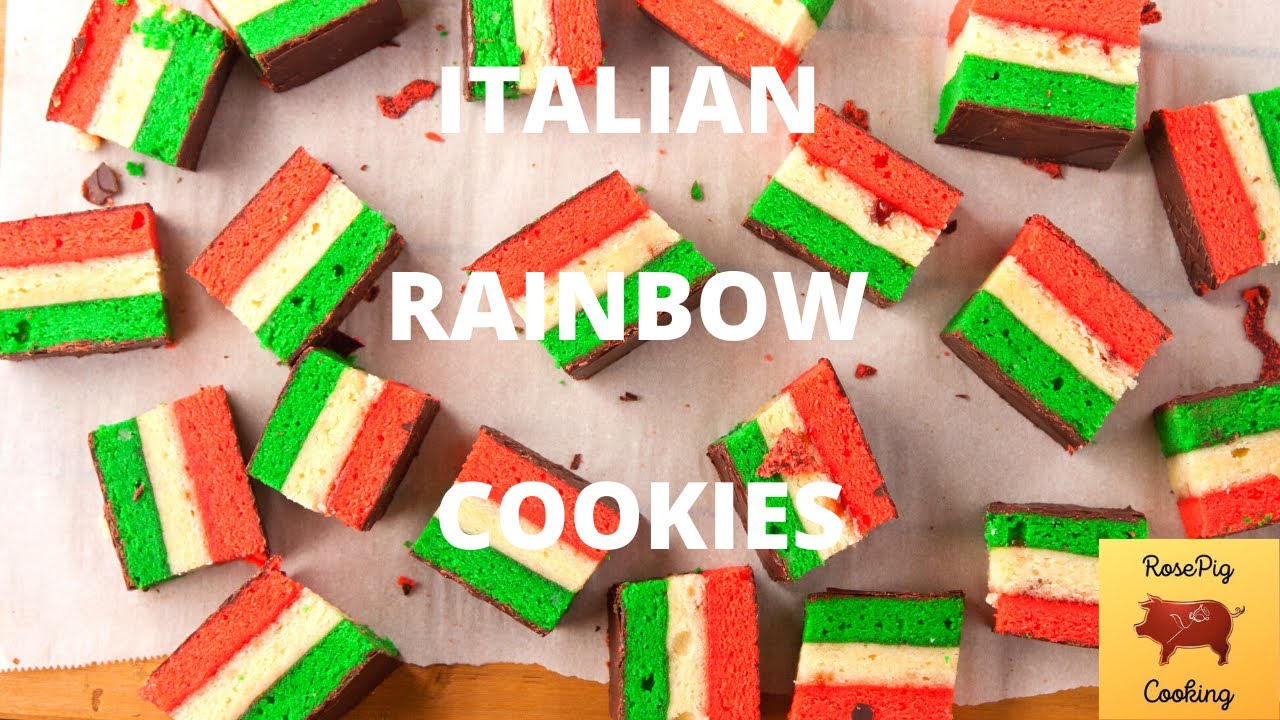 Italian Rainbow Cookies Step By Step