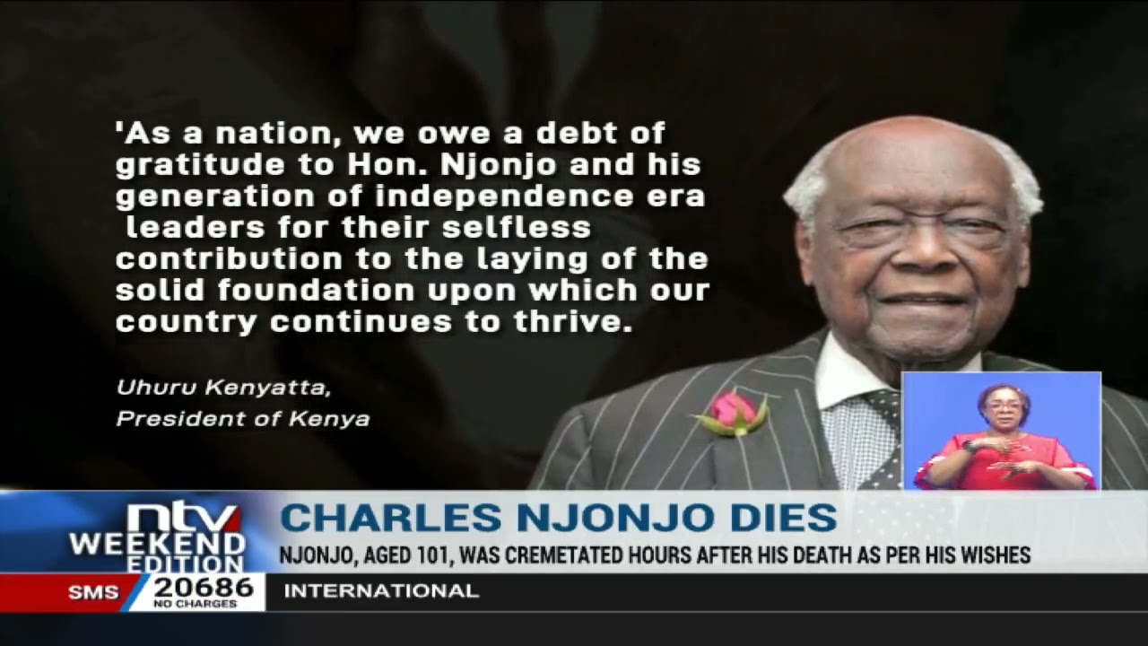 Former Attorney General Charles Njonjo dies