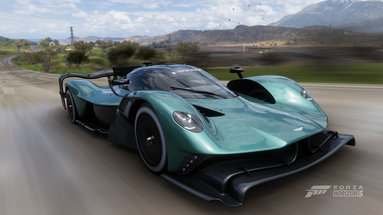 Aston Martin Valkyrie AMR Pro | Forza Horizon 5 | Steering Wheel Gameplay