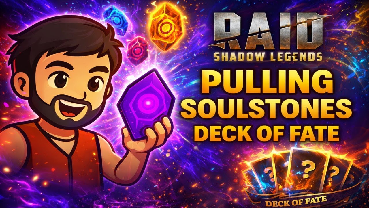 Raid Shadow Legends - Pulling soul stones for Valor Deck of Fate