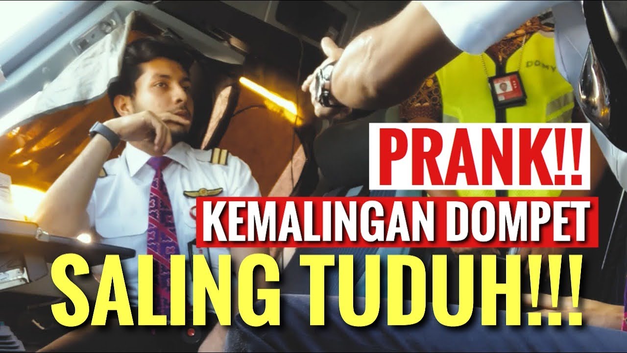 PRANK DOMPET CAPTAIN HILANG, COPILOT TUDUH ORANG GROUND - Reality Show