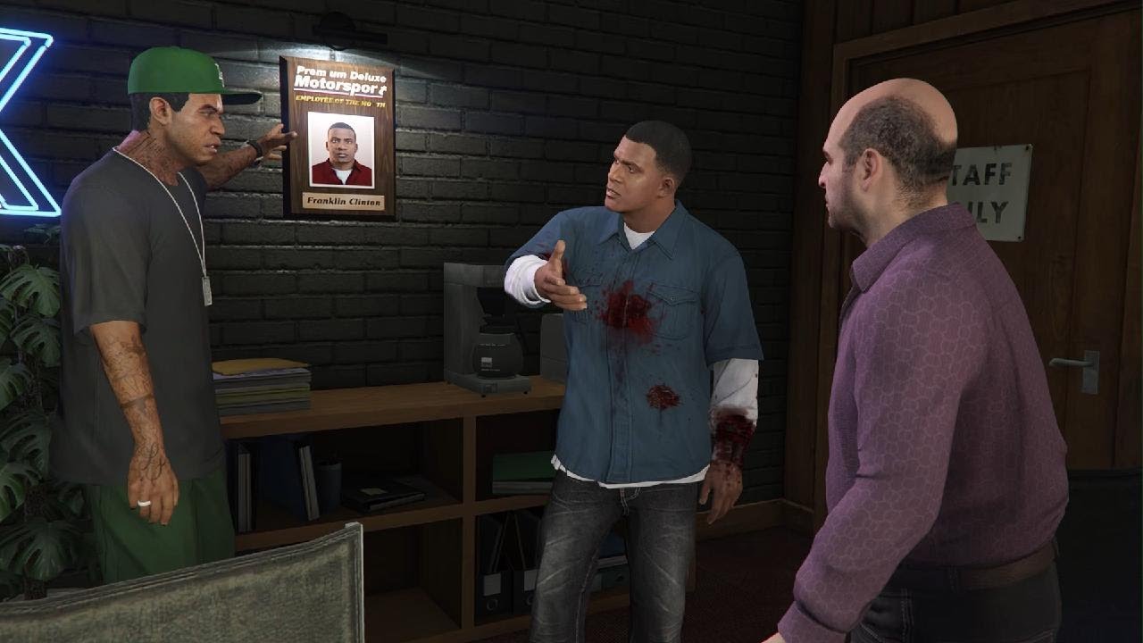 Grand Theft Auto V story mode part 1