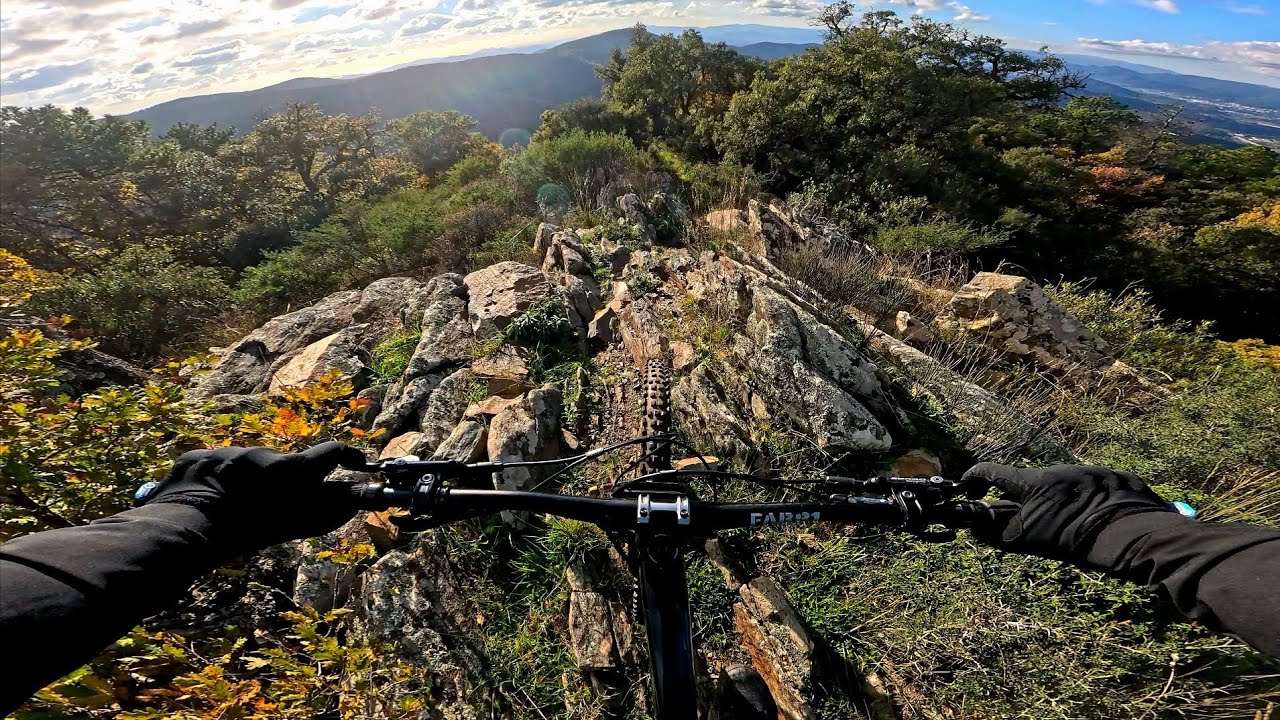 C'est la folie ces pistes !! / Pignans Var / VTT enduro