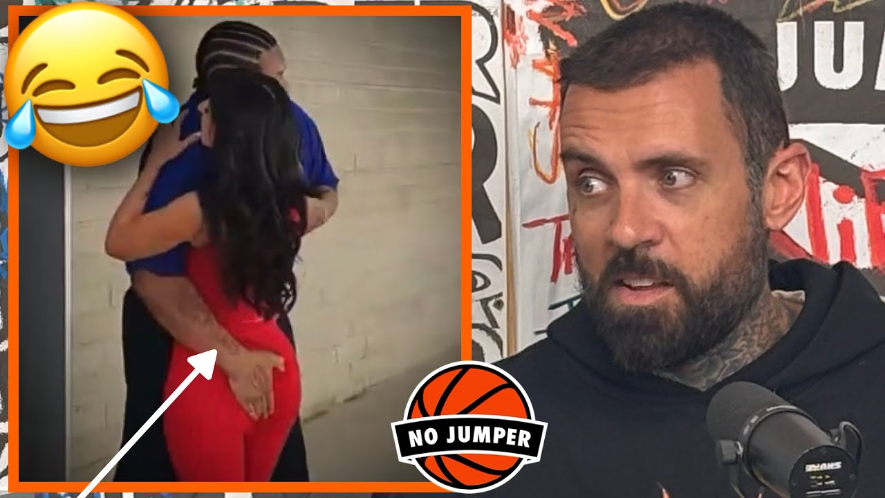 Adam Reacts to Crip Mac Grabbing Lena The Plug's Butt 🤣