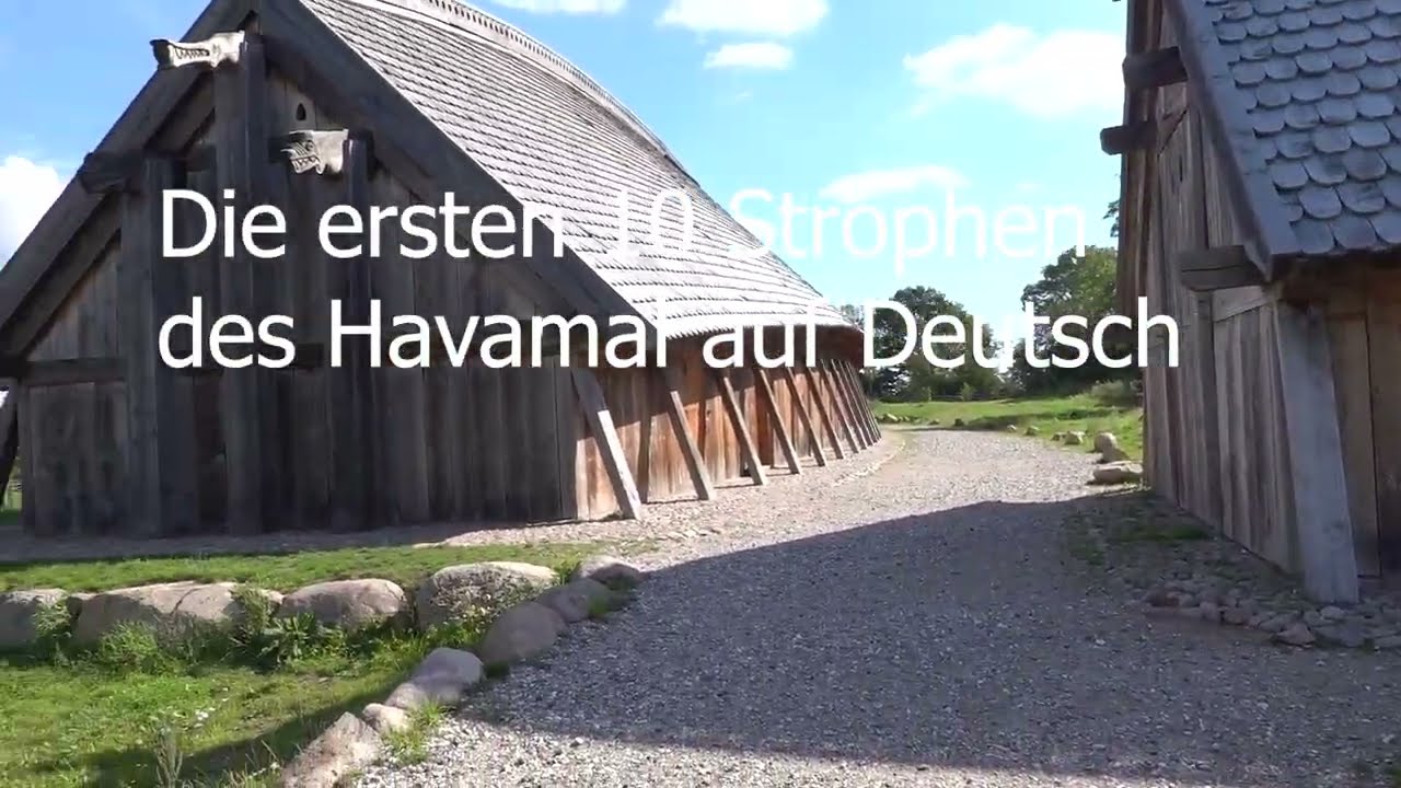 Havamal 1-10 auf Deutsch