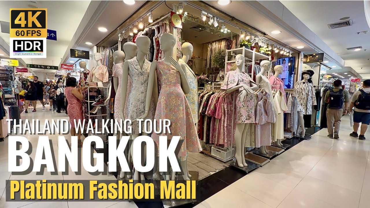 Bangkok Wholesale Clothing Market 👗 Platinum Fashion Mall Tour (2nd Floor) [4K HDR]