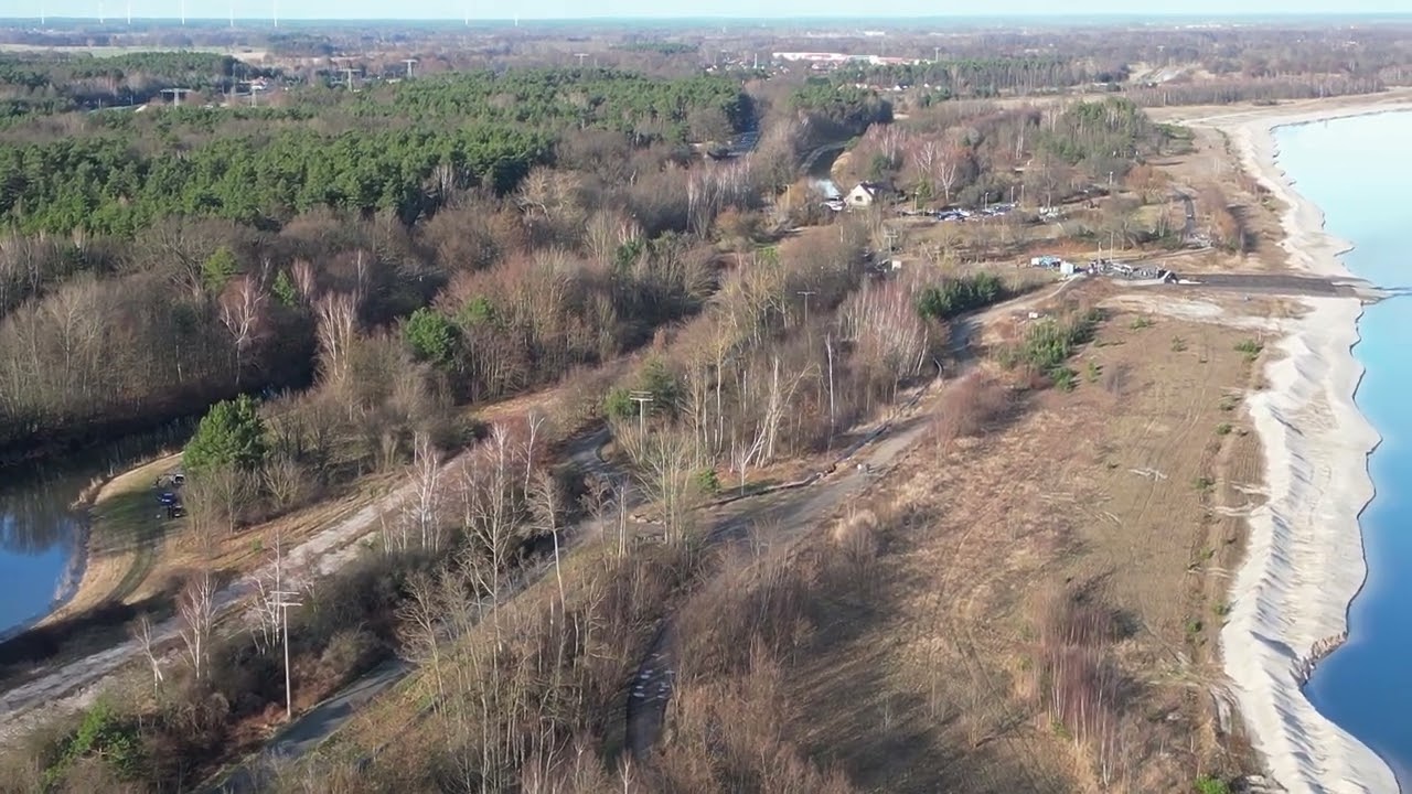 Cottbuser Ostsee Westufer von Hafen Merzdorf bis Einlaufbauwerk 10.02.24