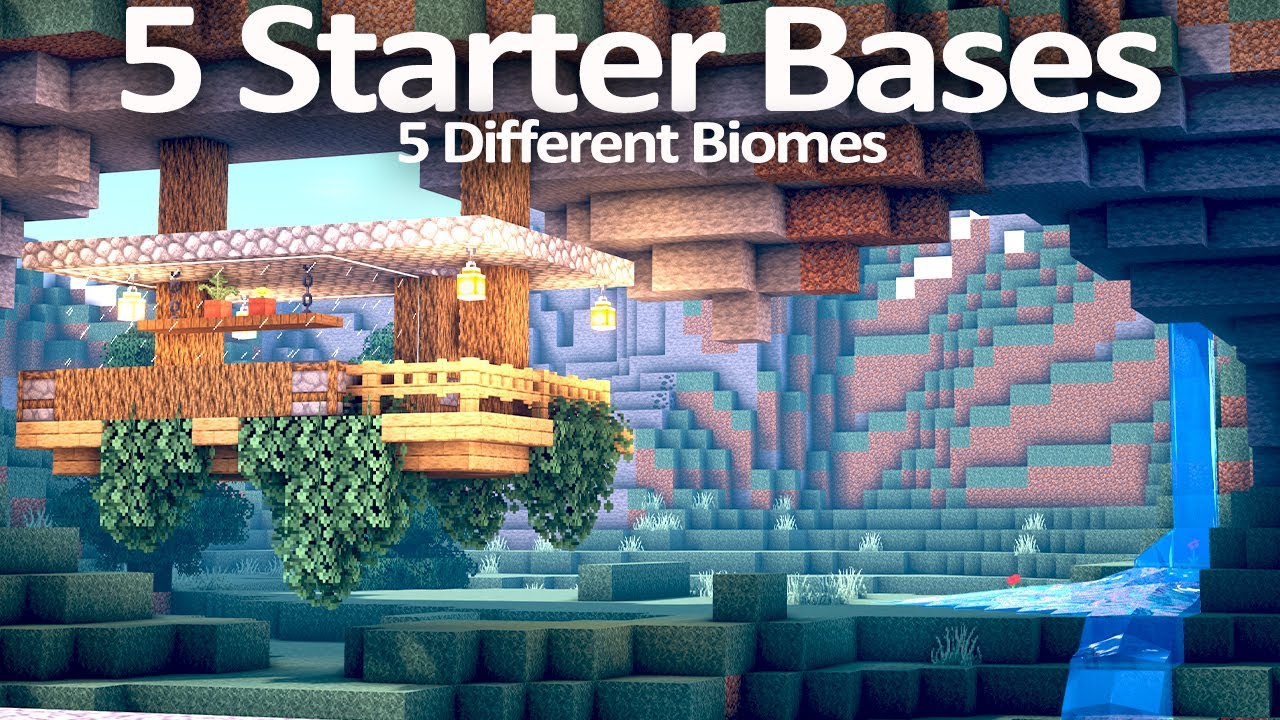 Minecraft: 5 Starter Houses for 5 Different Biomes