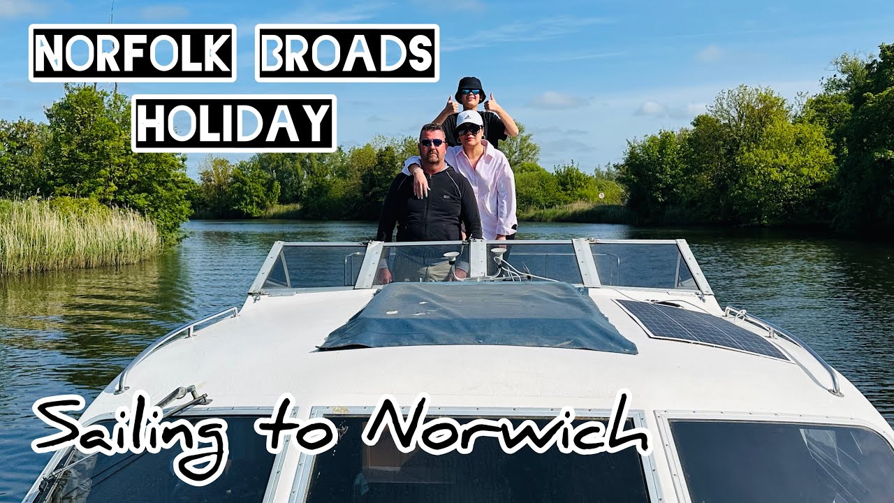 Norfolk Broads Holiday 2023! overnight mooring in Norwich & Reedham