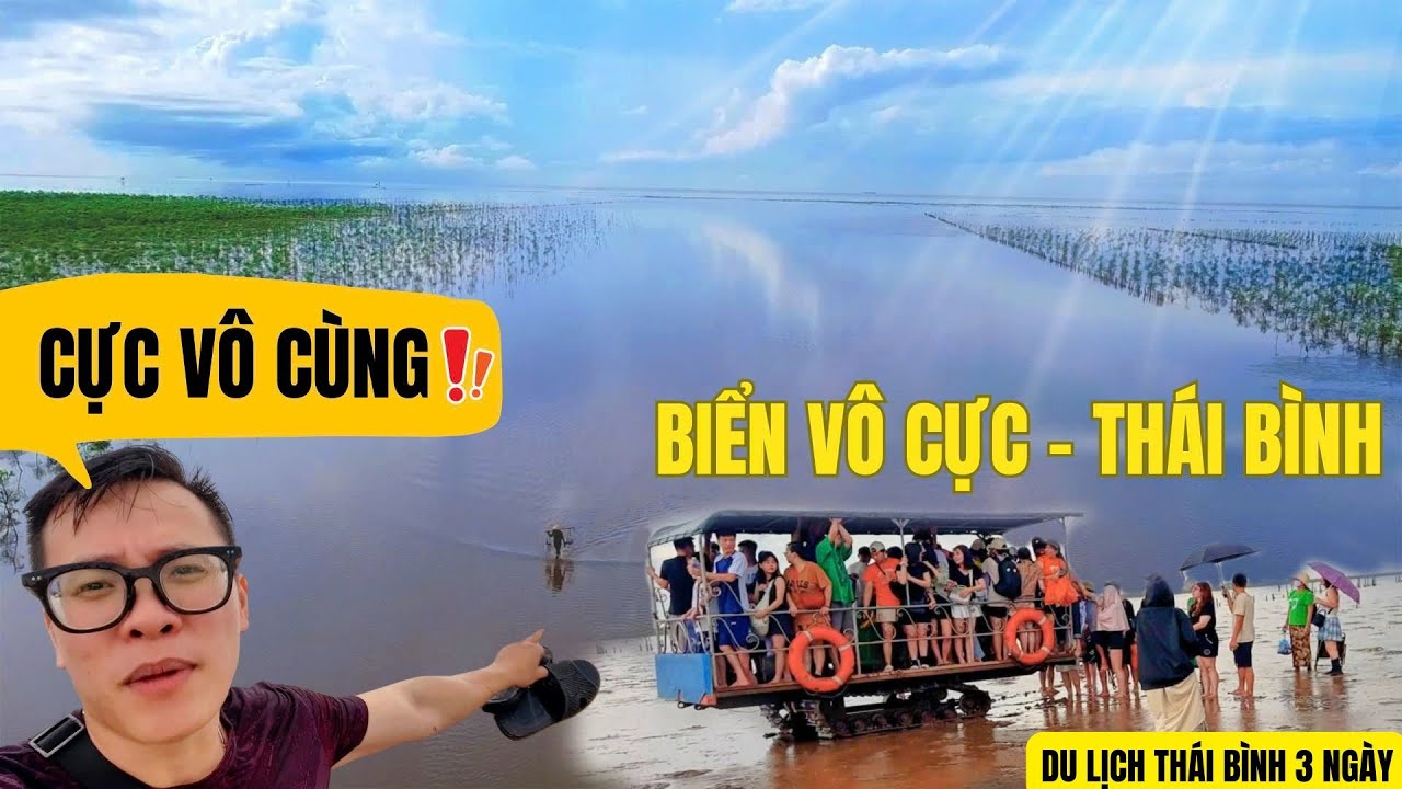 Kinh nghiệm đi BIỂN VÔ CỰC - THÁI BÌNH. Review du lịch biển vô cực Thái Bình