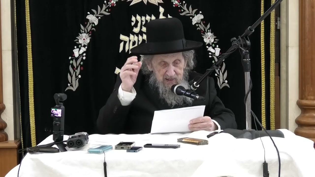 הגאון ר' דב לנדאו שליט''א בשיחת חיזוק בישיבת קרית מלאכי