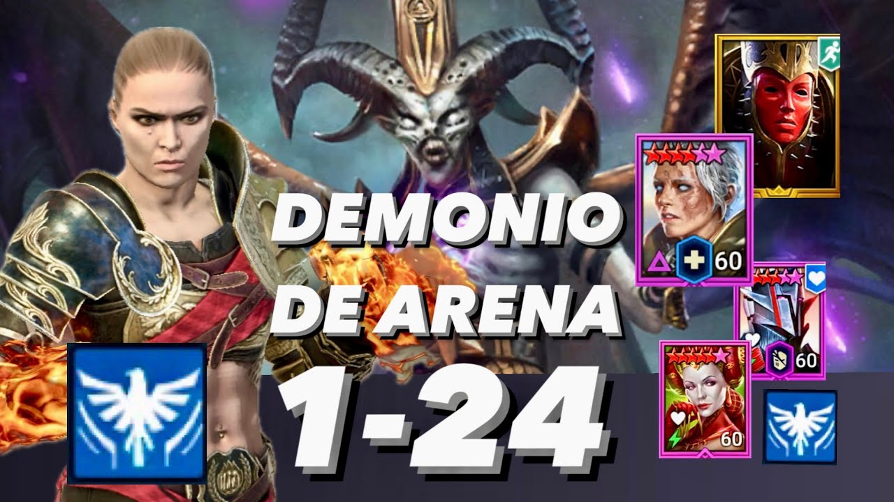 ¿Cómo vencer DIABLO DE ARENAS etapas 1 al 24? Varias OPCIONES de campeones - RAID: Shadow Legends