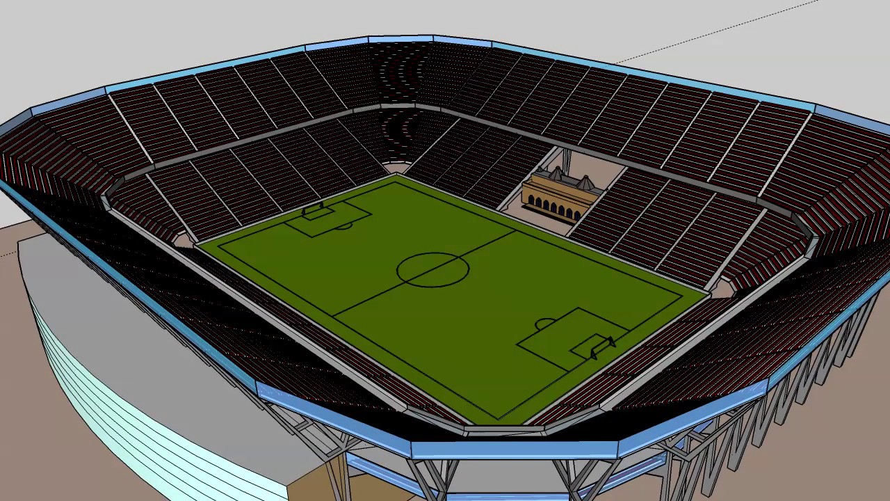 Sparta stadion met tweede ring