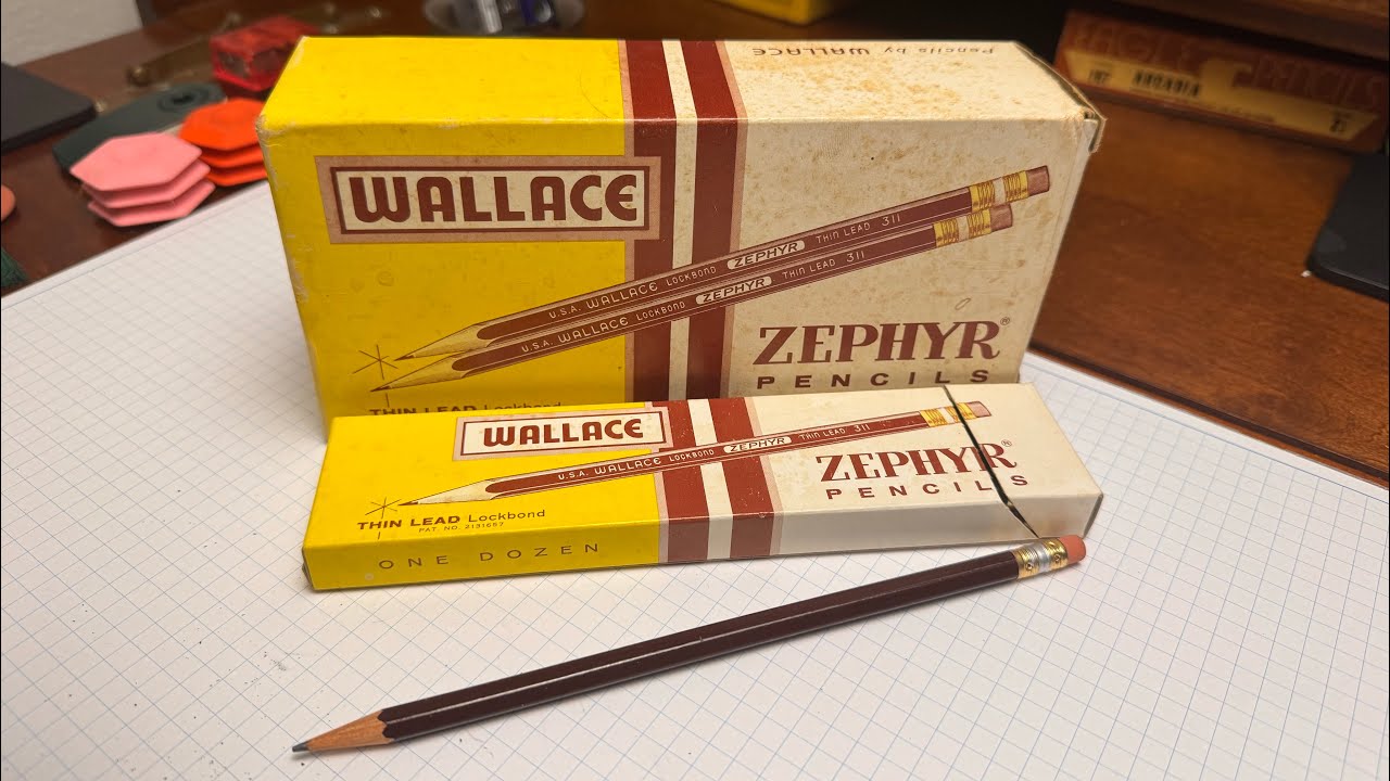 Wallace Pencil Company Zephyr Thin Lead 311 Firm