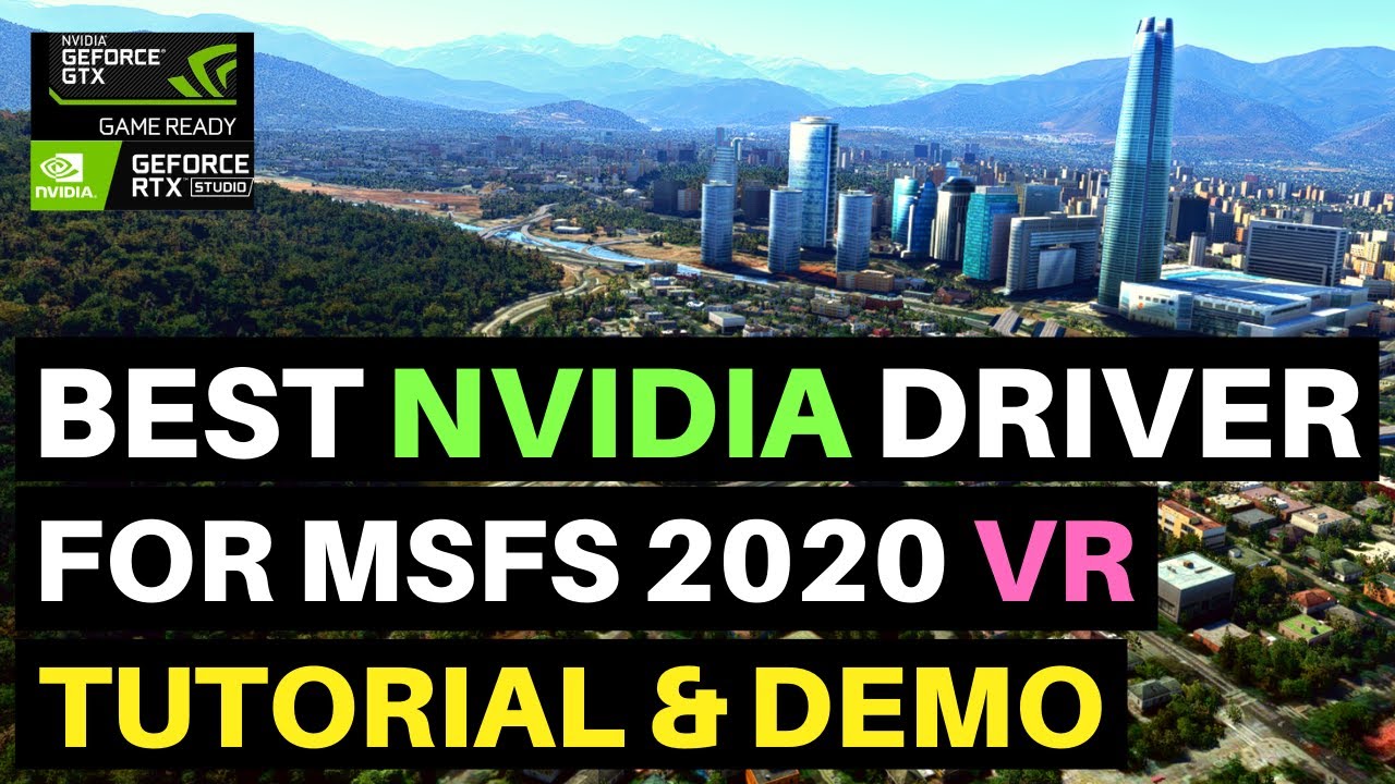 MICROSOFT FLIGHT SIMULATOR | BEST NVIDIA DRIVER FOR VR | REVERB G2 | RTX 3080