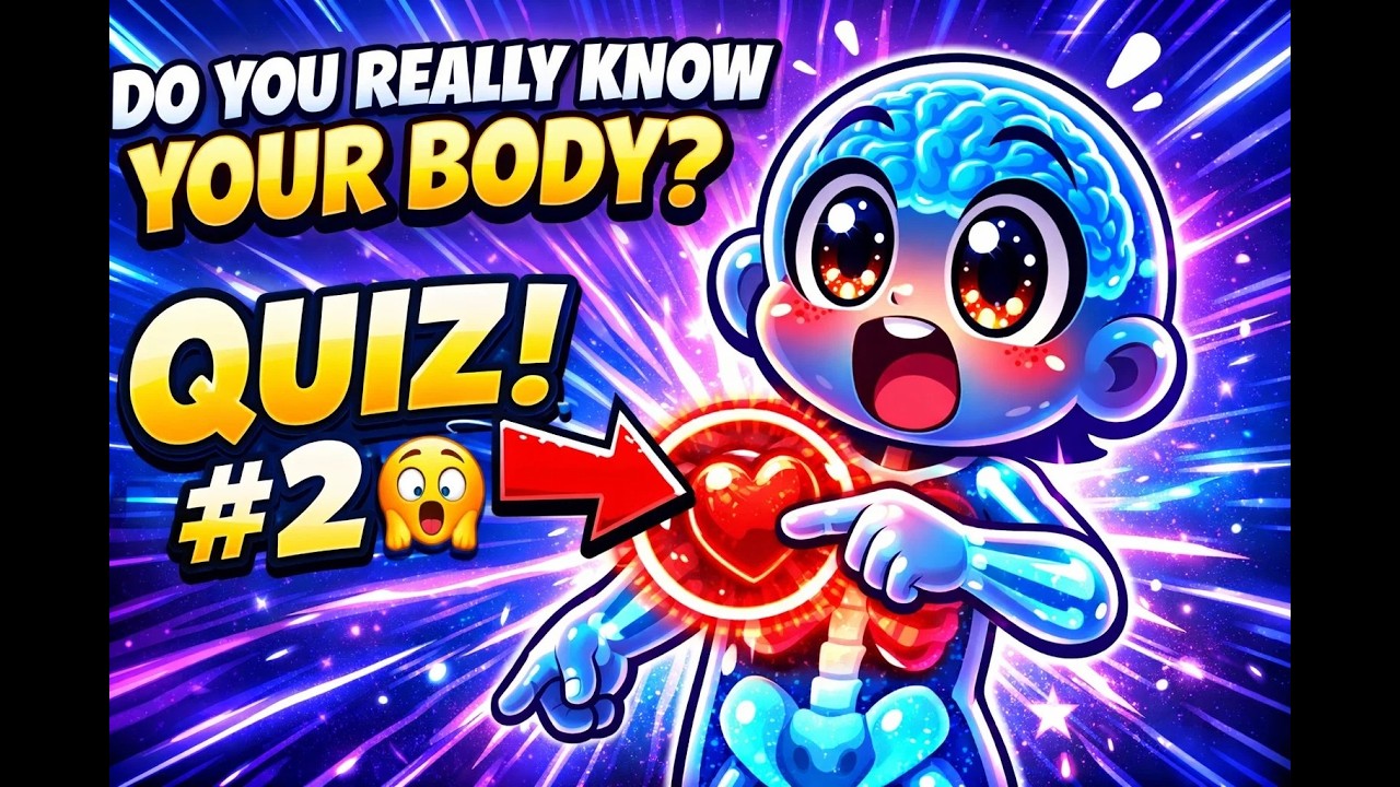🧠 Human Body Quiz for Kids - How Well Do You Know Your Body? 💪
