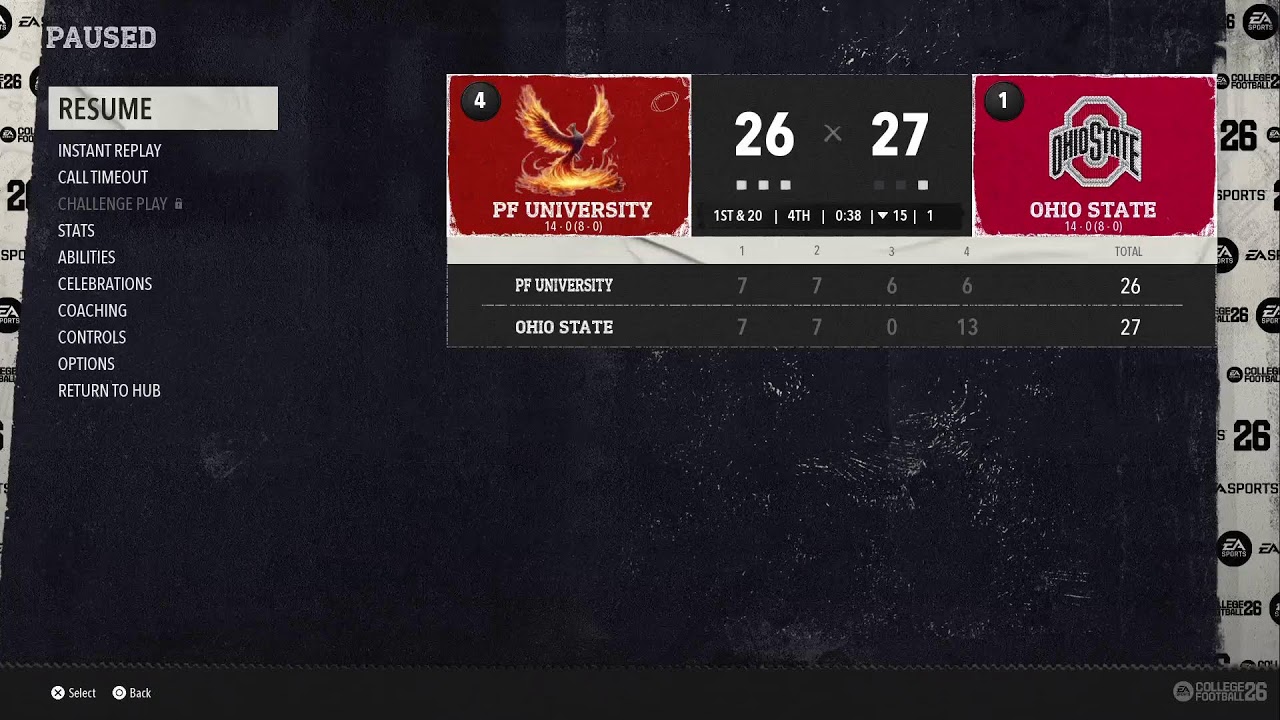 S9: 🐦‍🔥 Phoenix Force CFP NCAA26