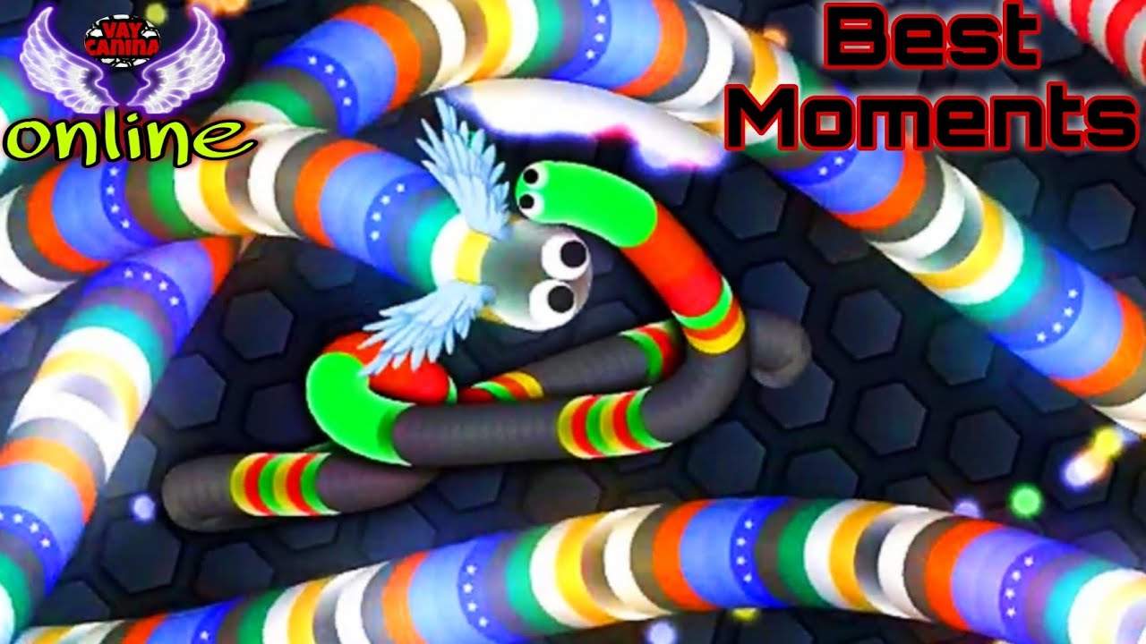 Slither.io Epic Moments, Highlights Montage | VAYCANINA Slitherio