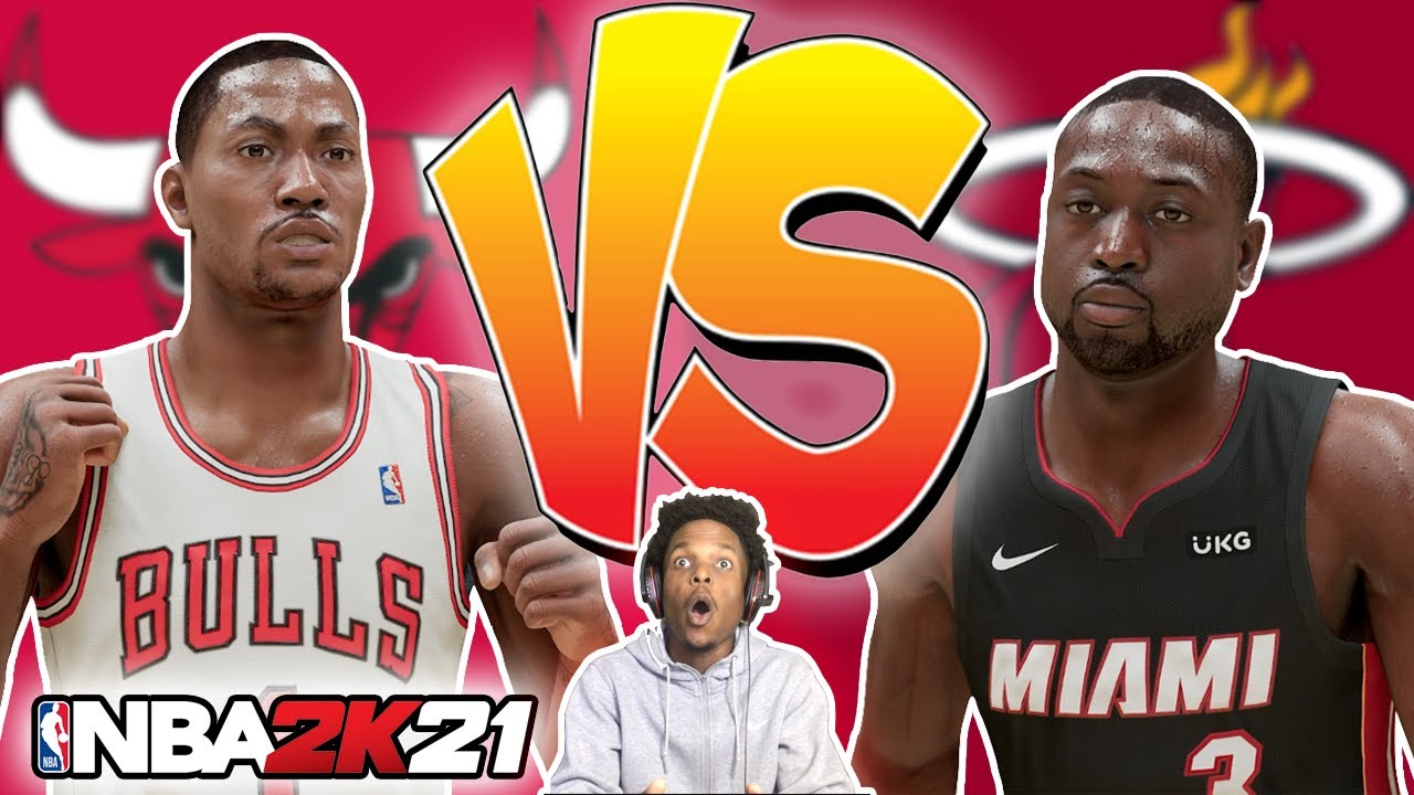 NBA 2K21 NEXT GEN DERRICK ROSE vs DWYANE WADE!!