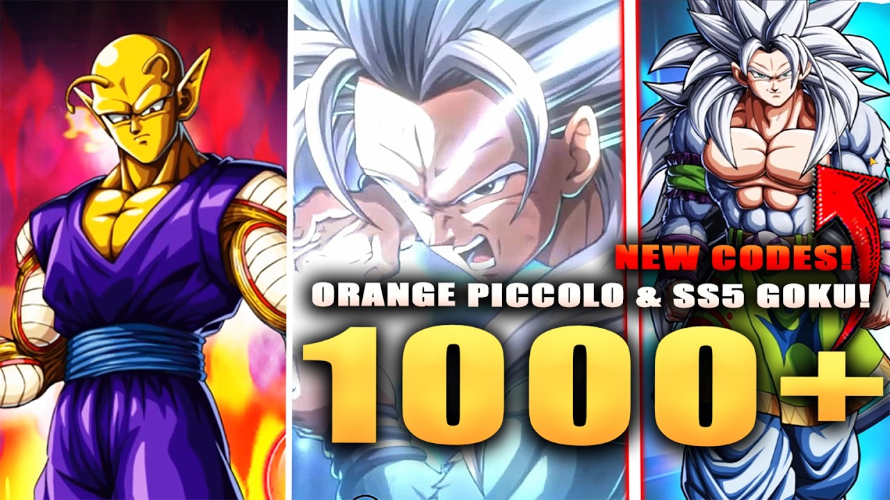 *NEW CODES* SUPER SAIYAN 5 GOKU & ORANGE PICCOLO 1000+ SUMMONS! (Dragon Ball Legendary Warrior)