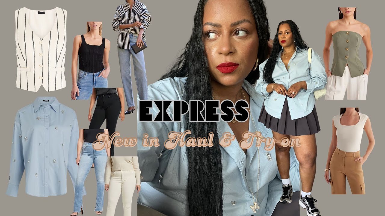 New-In | EXPRESS | Spring/Early Summer haul + try on | Size 16/XL #haul #tryon