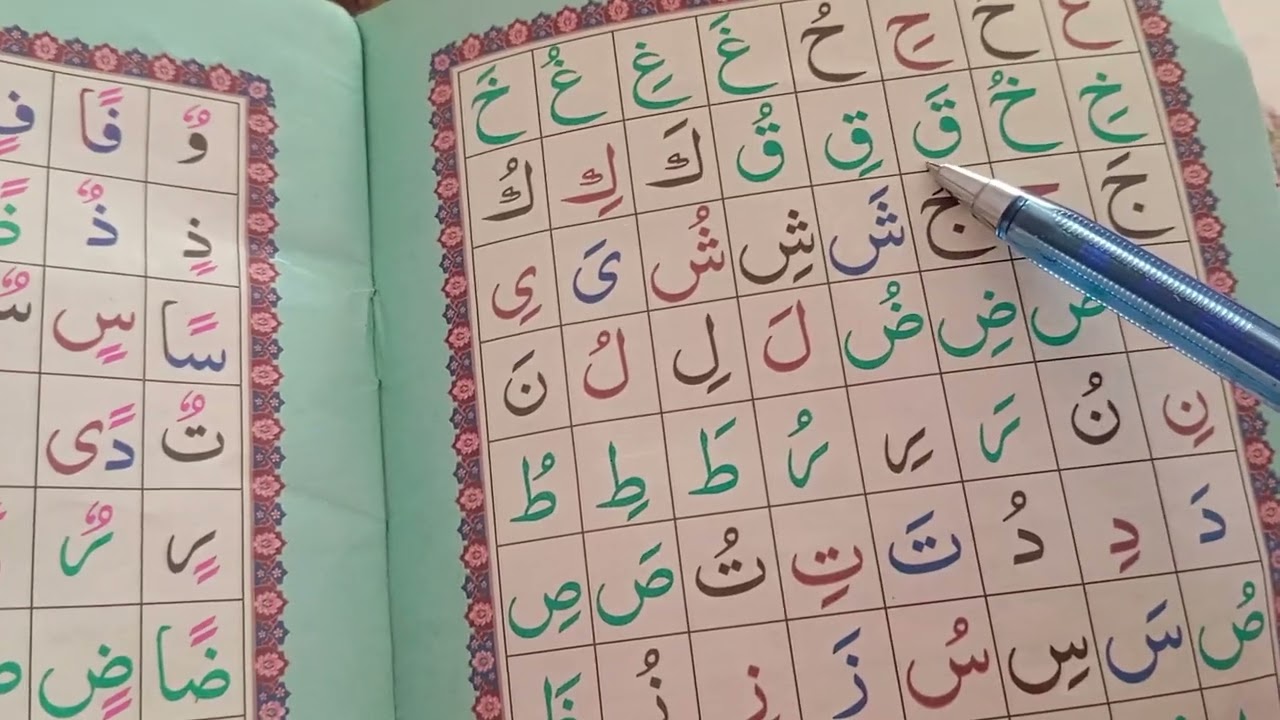 سبق نمبر 17 | حرکات کیا ہیں؟ زبر، زیر، پیش آسان طریقے سے سیکھیں | نورانی قاعدہ
