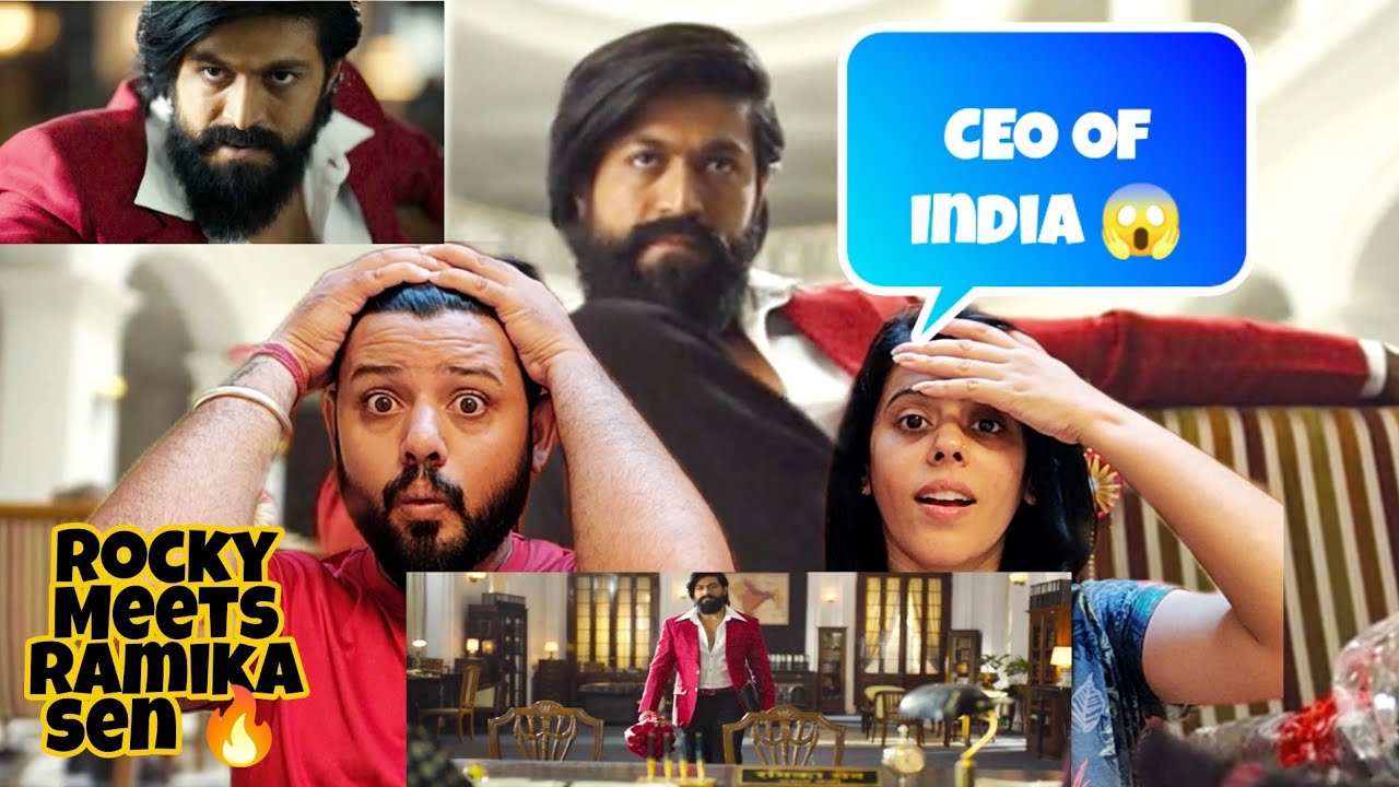 KGF Chapter 2 When Rocky Meets Ramika sen Scene Reaction | Rocking Star Yash | Prashanth Neel |