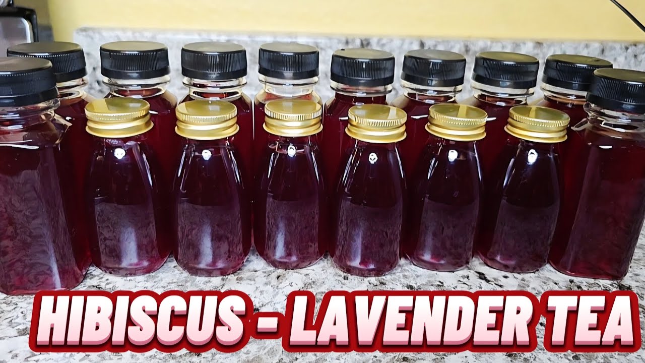 HIBISCUS-LAVENDER TEA (ZOBO)BEST WHEN SERVED HOT OR COLD 