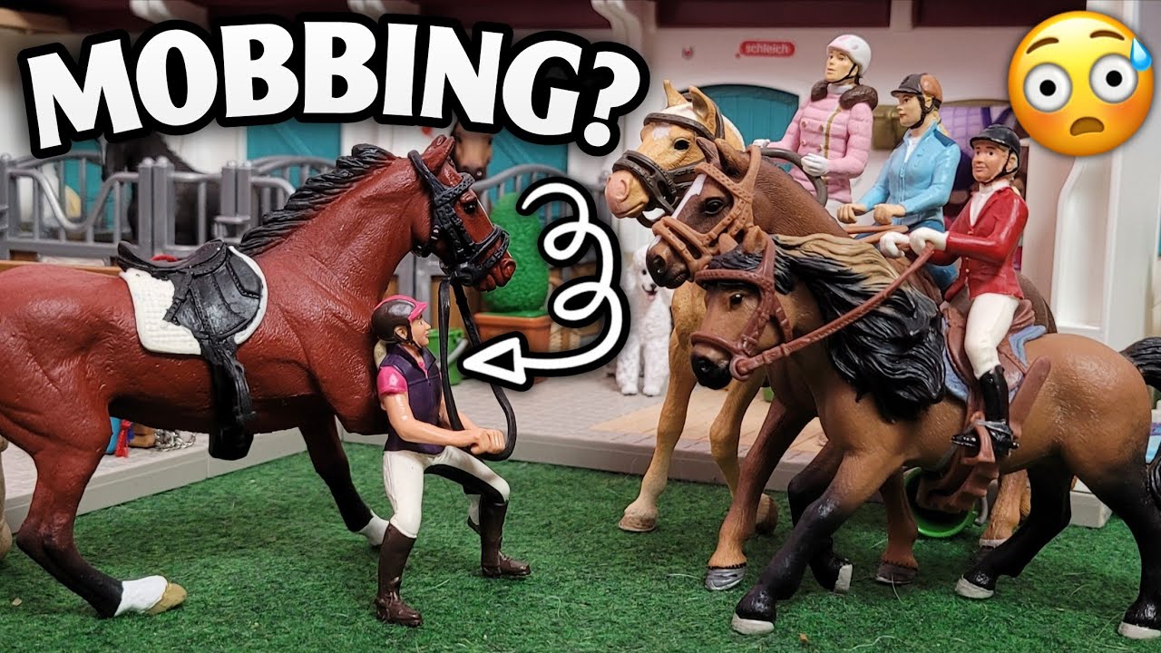 MOBBING gegen die NEUE Reitschülerin?! 😓😧 | Schleich 🐴🩷