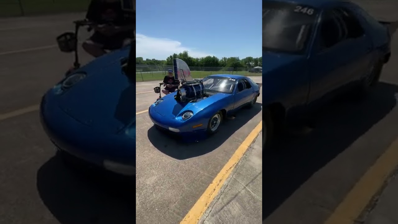 Crazy Screw Blown Porsche Showed Up To Race Week! #shorts