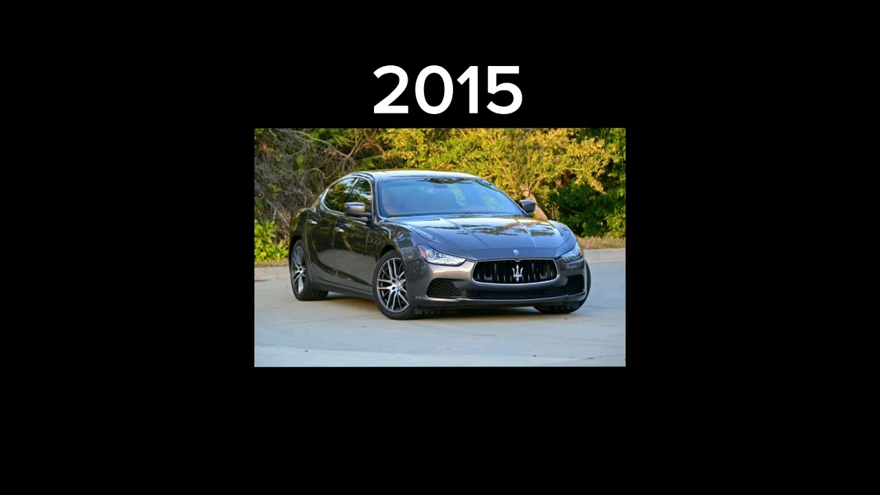 Evolution Of Maserati Ghibli (1967-2023)#evolution #maserati #ghibli #cars #shorts #2023