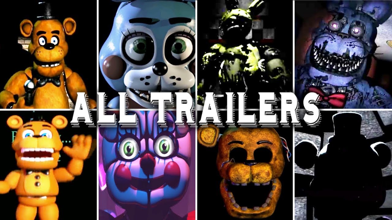 Five Nights at Freddy's VR 1 2 3 4 5 6 7 ВСЕ ТРЕЙЛЕРЫ (Требуется помощь)