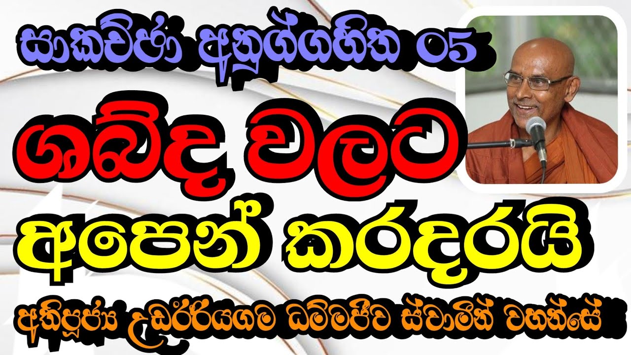 ශබ්ද වලට අපෙන් කරදරයි | Most Ven.Udairiyagama Dammajeewa Thero